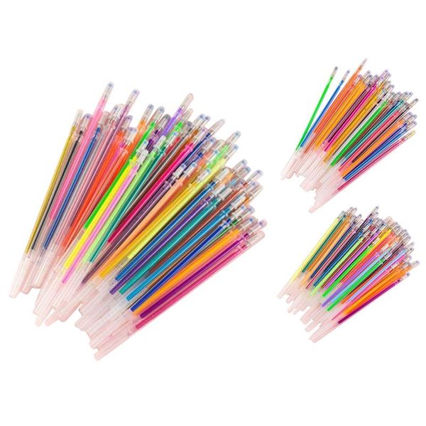

ballpoint pens neutral pen refills for children adults coloring books paintings graffiti handmade diaries (mixed colors 0.8mm), Blue;orange