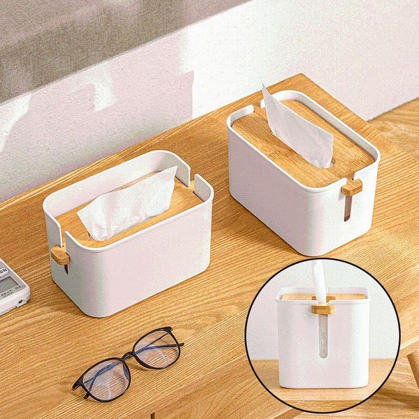

tissue boxes & napkins japanese style lifting box deskbamboo white paper household living room desk easy-to-get