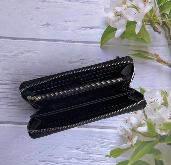 

classic embossed leather wallets women fashionable large-capacity multi-card position zipper clutch bag brand designer female coin purse, Red;black