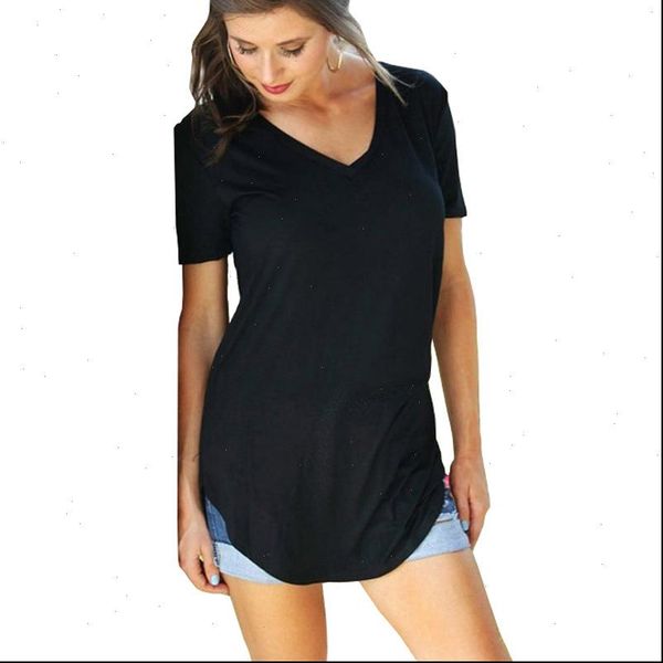 

cotton women o neck fashion t shirt short sleeve harajuku tee black drop, White