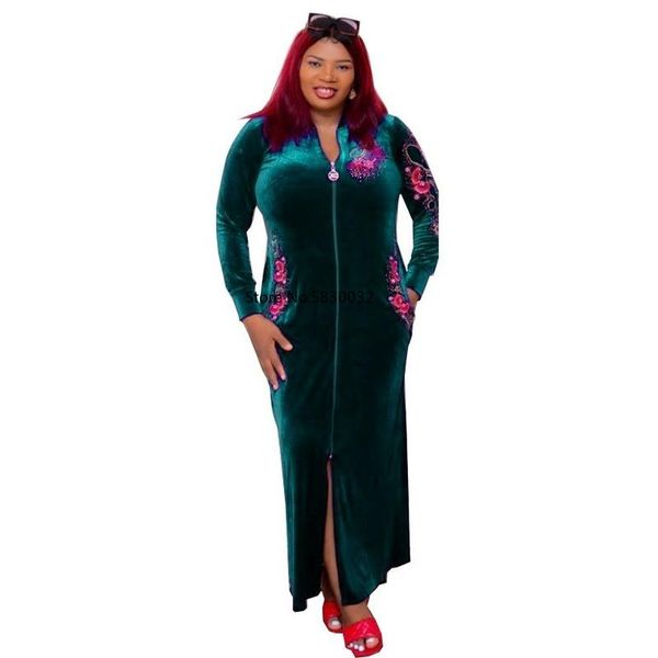 

ethnic clothing 2021 spring autumn africa muslim long maxi dress fashion african for lady dresses women, Red