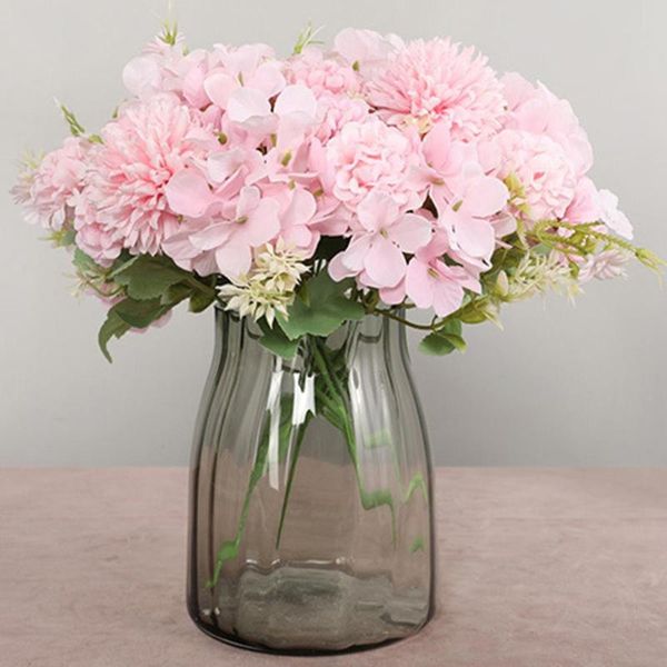 

decorative flowers & wreaths 2pcs artificial fake for home decoration room wedding shop cafe bouquet bride flower