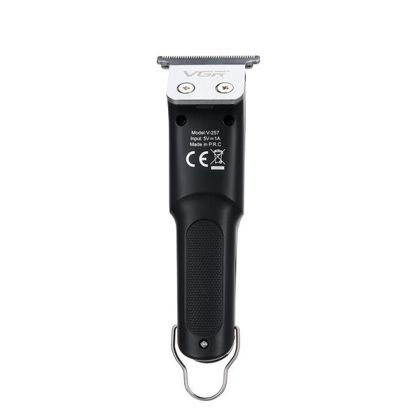 

hair clippers v-257 multi-function electric clipper led display stainless steel cutter head wear-resistant push rechargeable mute