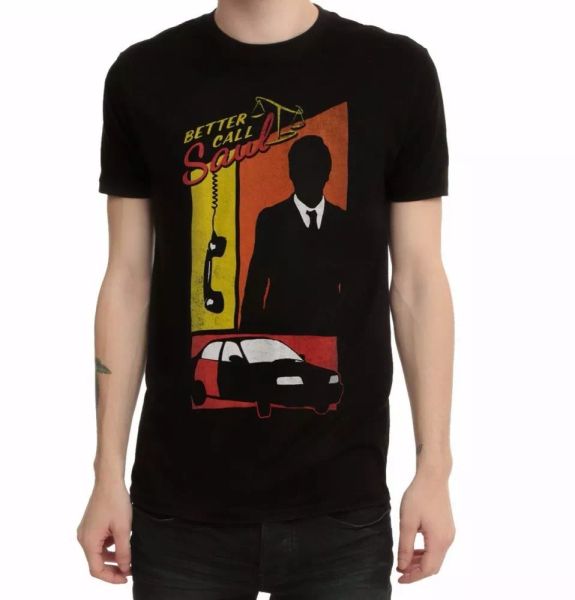 

better call saul panels t-shirt nwt licensed & official (breaking bad), White;black