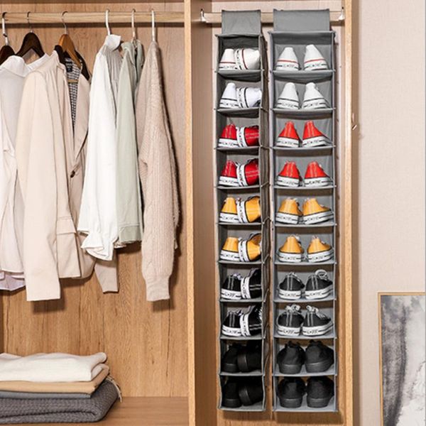 

storage bags non-woven hanging bag ten-layer hat underwear rack wardrobe