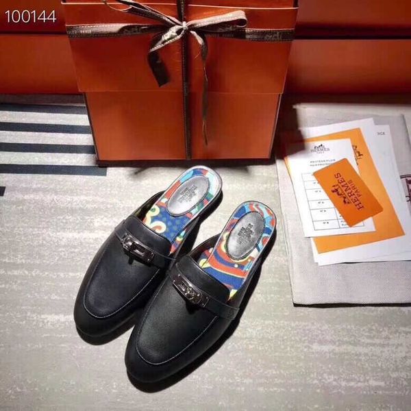 

2021 new murray autumn home h baotou half trawl infrared wear sandals 5mwa zmm, Black