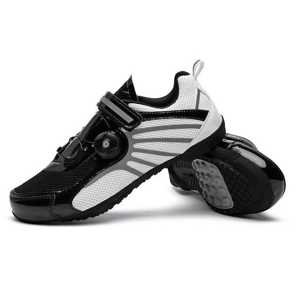 

cycling footwear men shoes breathable mtb bike bicycle racing triathlon sapatilha ciclismo road, Black