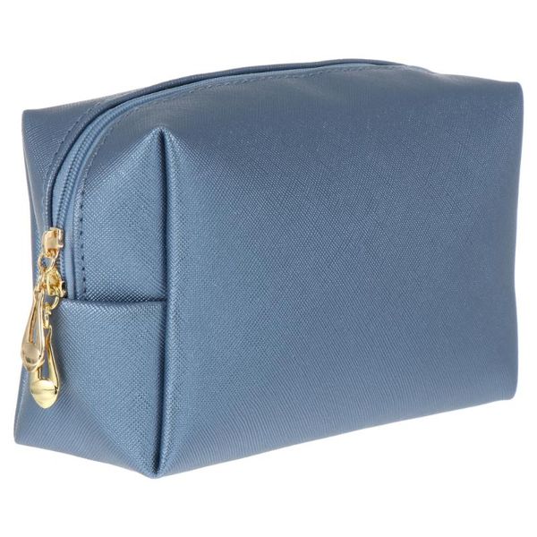 

storage bags 1pc square cross-pattern cosmetics bag makeup handbag hand pouch