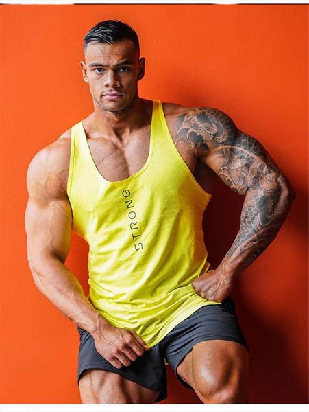 

nova rede seca correndo colete de treinamento superior musculao e fitness roupas masculino ginsio sem mangas, White;black