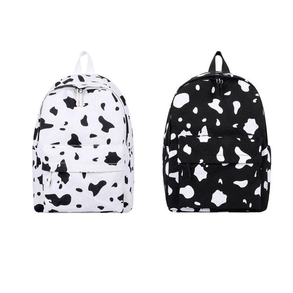 

backpack shoulder bag women men print students schoolbag large daypack rucksuak