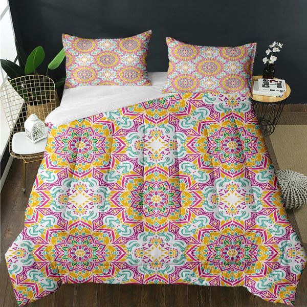 

comforters & sets home bedroom decor bohemian 3d print magical mandala quilt super comforter soft boho quilting customize suitable for adult