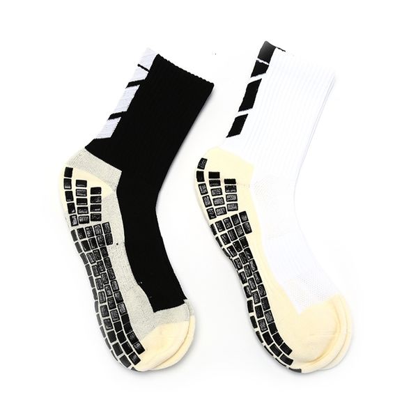 

new outdoor socks 1pair football anti slip soccer cotton men sport, Black