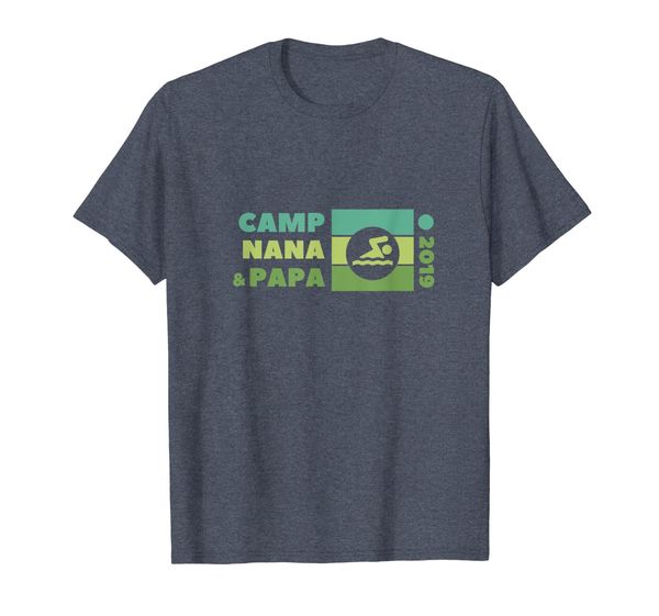 

2019 camp nana papa, White;black