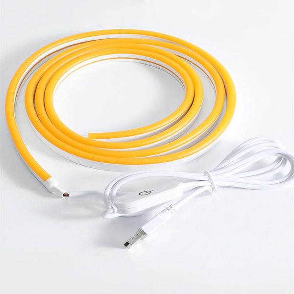 

strips usb power led strip light with touch dimmer switch dc5v flexible neon sign waterproof ribbon tape rope backlight