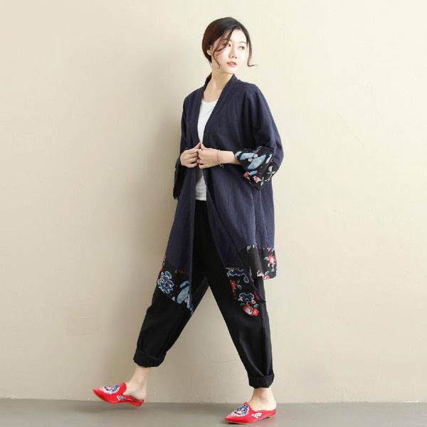 

women's trench coats 2021 spring and summer batik windbreaker female medium long style ethnic thin raglan sleeve women dress d874, Tan;black