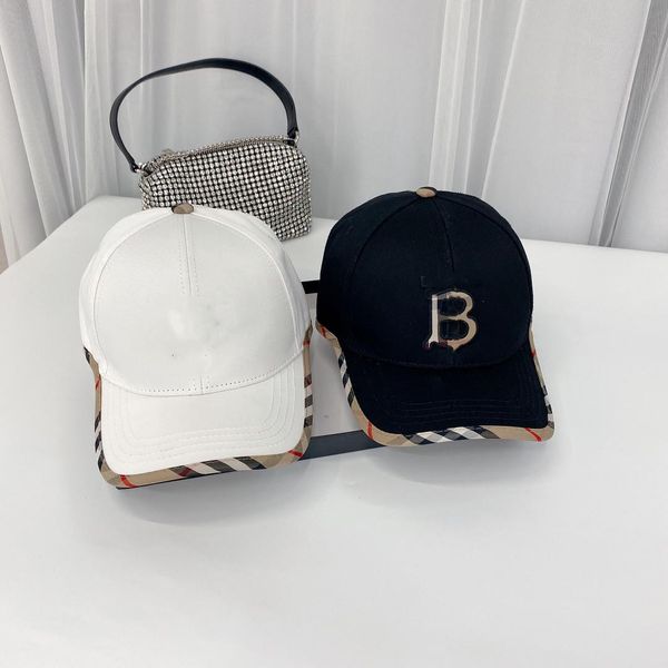 

20ss striped mens designer baseball caps hats leather patchwork ball cap snapbacks women fashion outdoor casual sport hiphop dad hat, Blue;gray