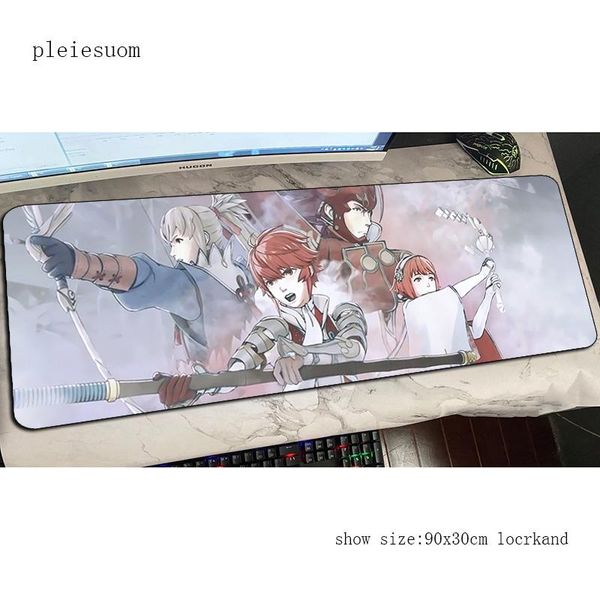 

mouse pads & wrist rests fire emblem pad gamer 900x300x3mm gaming mousepad hd print notbook desk mat est padmouse games pc mats gamepad