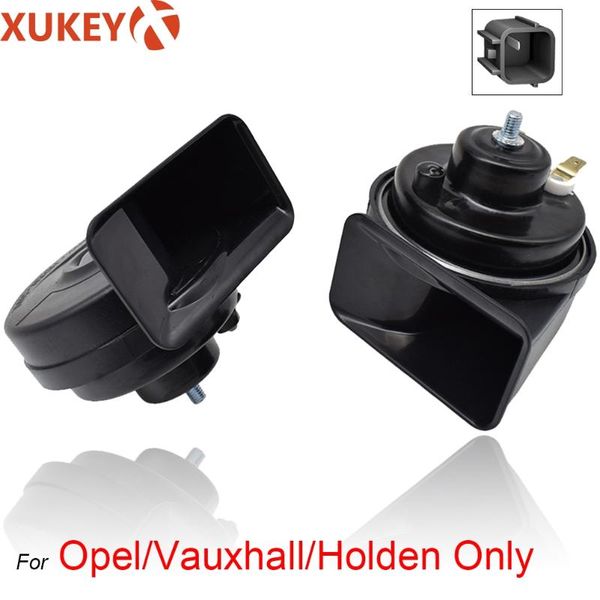 

other auto electronics xukey 110-125db snail horn loud waterproof 410/510hz dual pitch car for /vauxhall adam astra corsa zafira