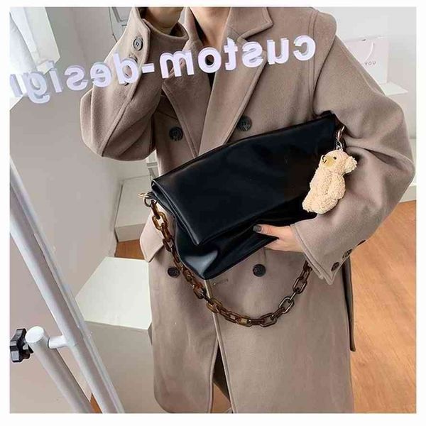 

storage baaghandbagspring summer women's 2020 new fashion net red versatile ins acrylic chain cross arm baggg baggg bag