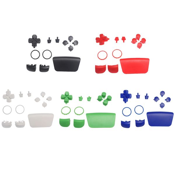 Set di pulsanti del kit di riparazione del gamepad per pulsanti del controller PS5 L1 R1 Trigger ABXY Funzione incrociata Tasti opzione di avvio Copri maniglia DHL FEDEX EMS SPEDIZIONE GRATUITA