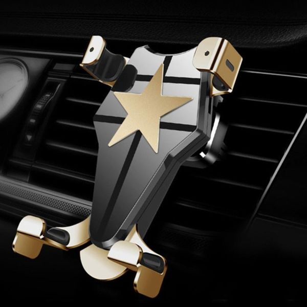 

anti-slip mats mobile phone car bracket metal outlet multi-function