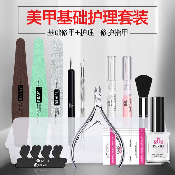 

beginners tools make nail set for women to open a manicure shop