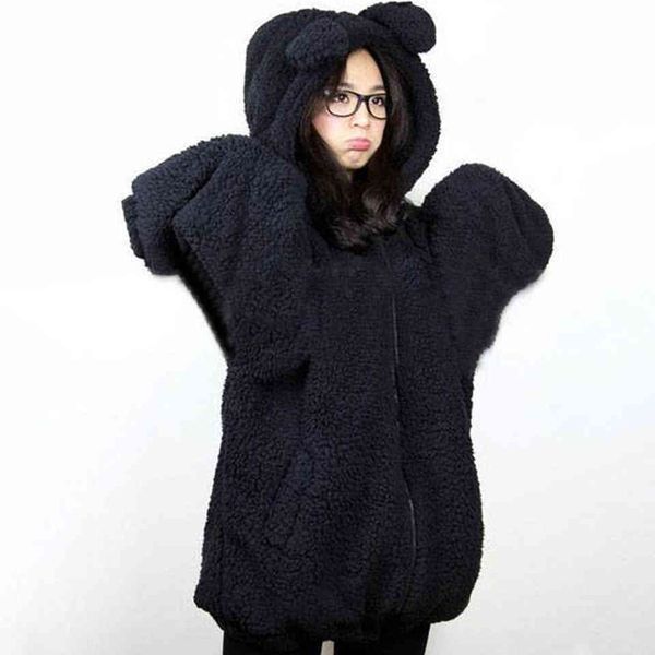 

women's hoodies & sweatshirts 2021 zipper hoodie, Black