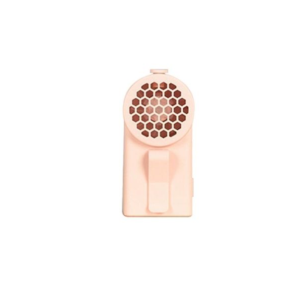 

electric fans deals usb mini portable cooling fan cooler 800mah summer refrigeration personal clip clothes fan-pink