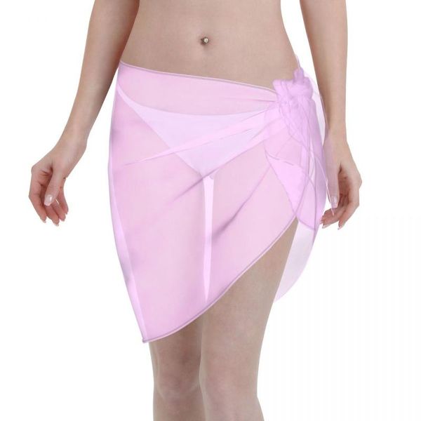 

women's swimwear women short sarongs beach wrap sheer bikini wraps chiffon cover ups for pink1, White;black