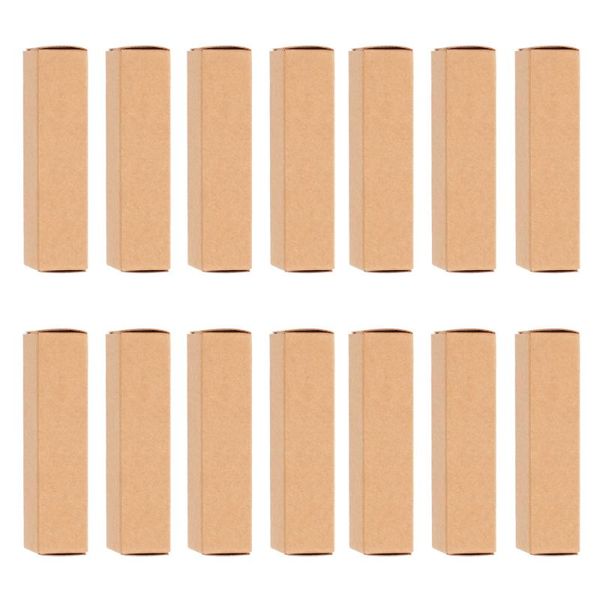 

50pcs kraft paper boxes small gifts packaging lipstick wrapping gift wrap