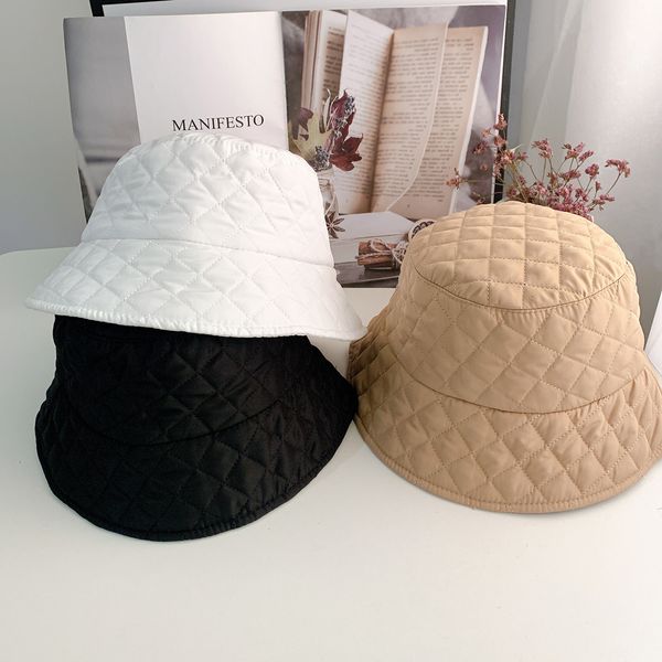 

hat female winter fisherman's diamond leisure versatile star same thickened warm basin fashion, Yellow