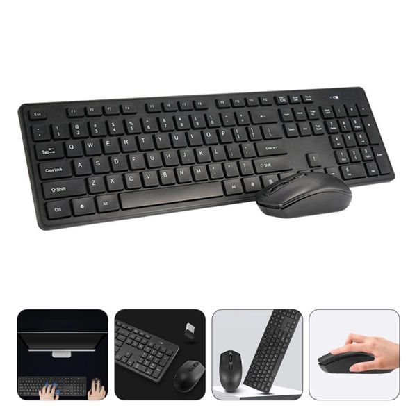 

keyboard mouse combos 1 set of gaming and portable for home (black)