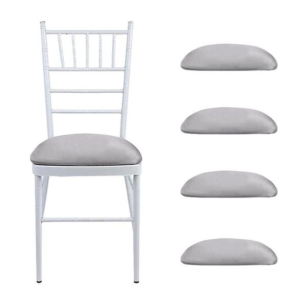 

chair covers 4pcs stretch solid cover stool dining room milk fiber seat kitchen modern accessories home decor party banquet easy clean