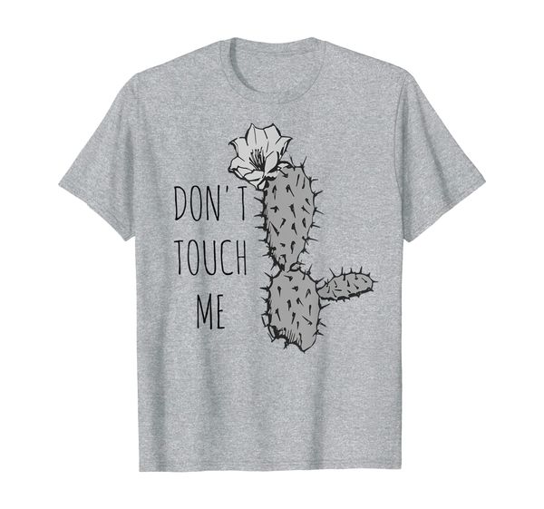 

don't touch me cactus t-shirt, funny cactus tees, White;black