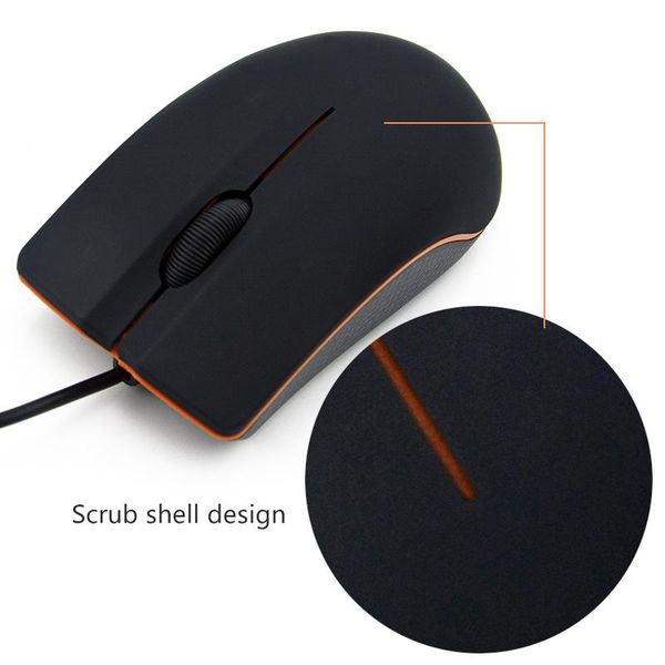 

mice 100% brand wired lapmouse matte texture for business office home