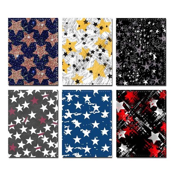 

card holders fashion pentagramtravel accessories passport holder pu leather cover case id birthday present, Brown;gray