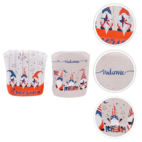 

chair covers 2pcs independence day cover festival party home backrest