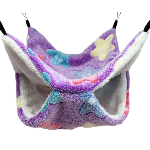 

small animal supplies animals cages hammock two floors hanging soft sleeping bed house mat pad hx6d
