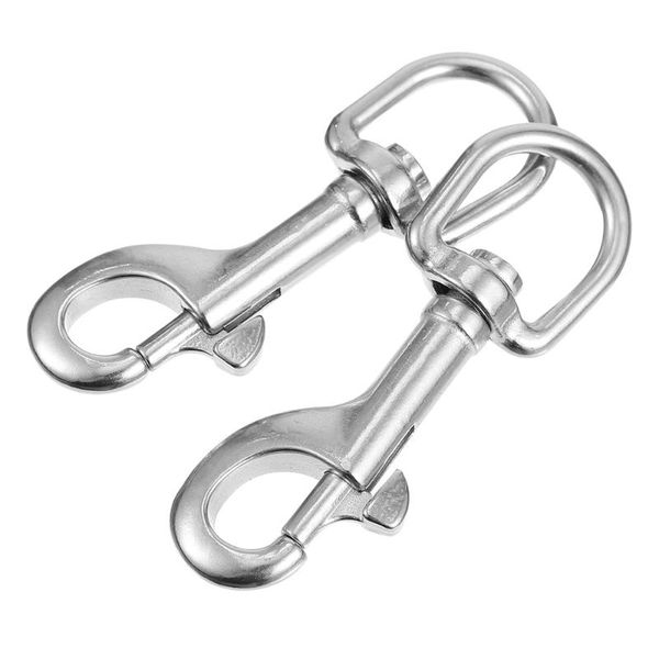 

fishing hooks 2pcs swivel eye trigger snap strap belt hook clasp dog leash clip diving