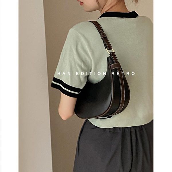 

evening bags french minority handbags women's autumn 2021 fashion underarm bag versatile ins messenger moon