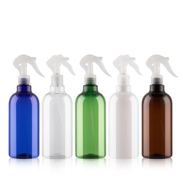 

storage bottles & jars blue white 500ml 12pcs plastic cosmetic with trigger sprayer pump large size diy containers for skin car