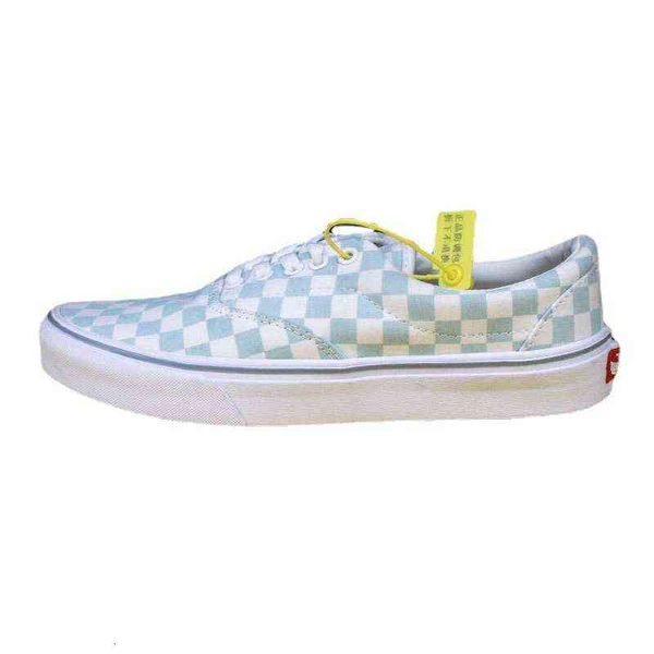 

long annaheim checkerboard skates large low canvas shoes men's versatile student cloth fashion