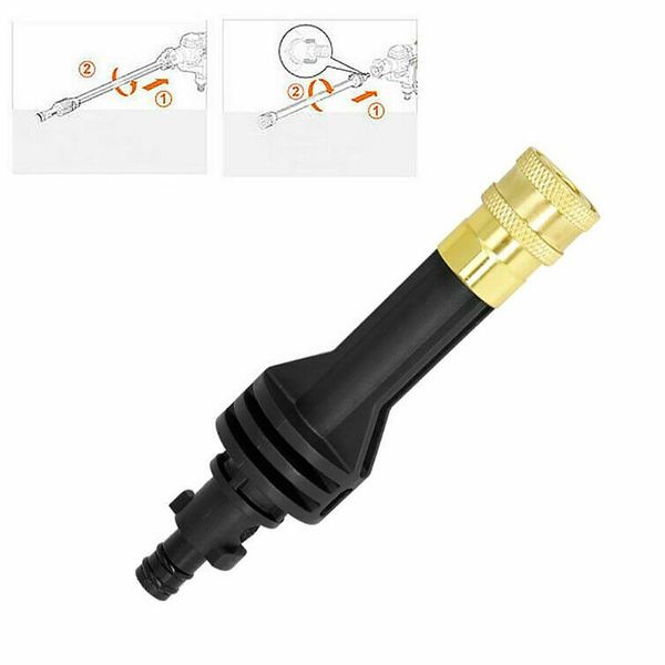 

car washer cleaning extension rod adapter portable brass fitting washing easy install high pressure space saving replacement for wu629e