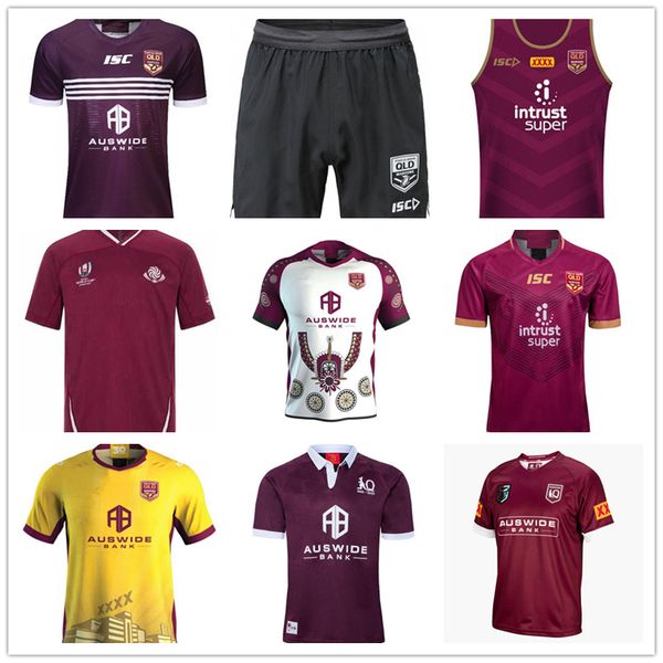 

20 16/18/19/20 2021 Maru RUGBY LEAGUE JERSEY version shorts retro classic Hero Vintage souvenir Edition Nine training wear suit T-shirt pants, Wine red