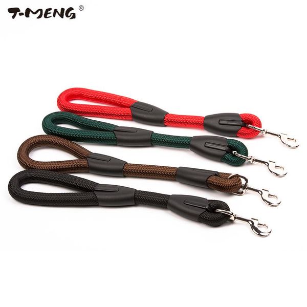 

dog collars & leashes t-meng 45cm length nylon leash walking training goods for pet product durable collar lead strap belt