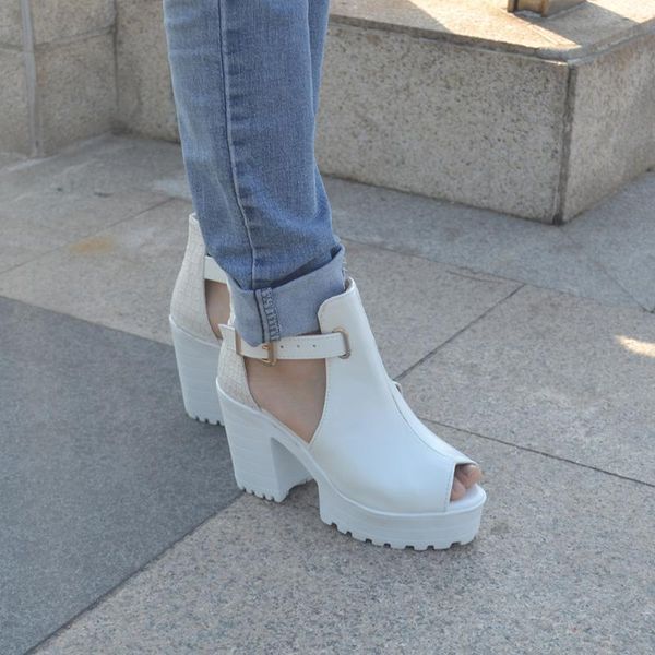 

dress shoes woman sandals sandalias mujer 2021 summer style wedges pumps high heels slip on bling fashion gladiator women, Black