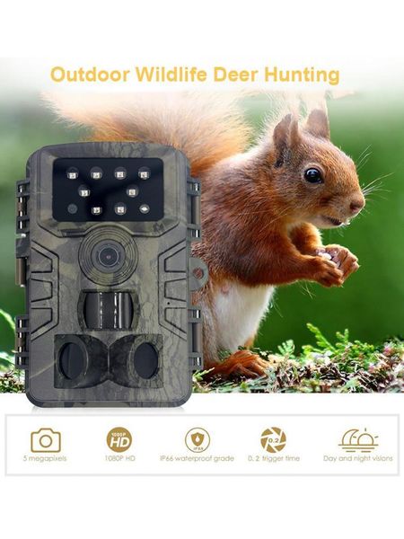 

hunting cameras 1080p ip66 waterproof outdoor trail camera 20mp hd game scouting trigger wild cam with night vision