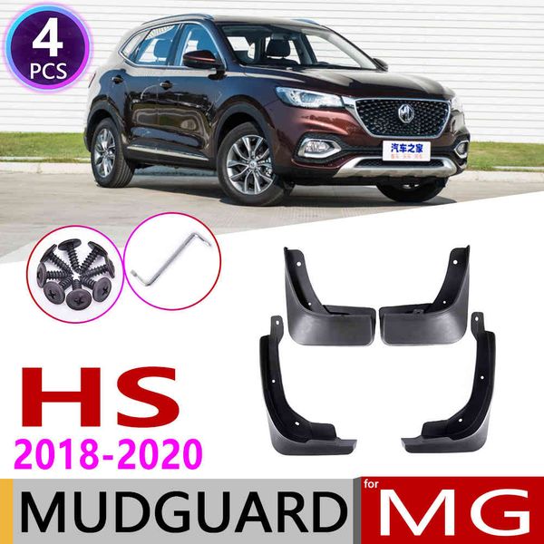 

4 pcs front rear car mudflaps for mg hs mghs 2019 2020 fender mud guard flaps splash flap mudguards accessories