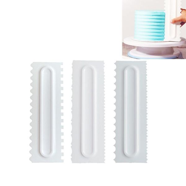 

kitchen tools baking pastry cake decorating comb scraper smoother cream icing fondant spatulas &