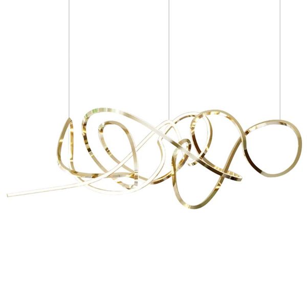 

pendant lamps postmodern light luxury chandelier shaped creative minimalist living room dining led lamp